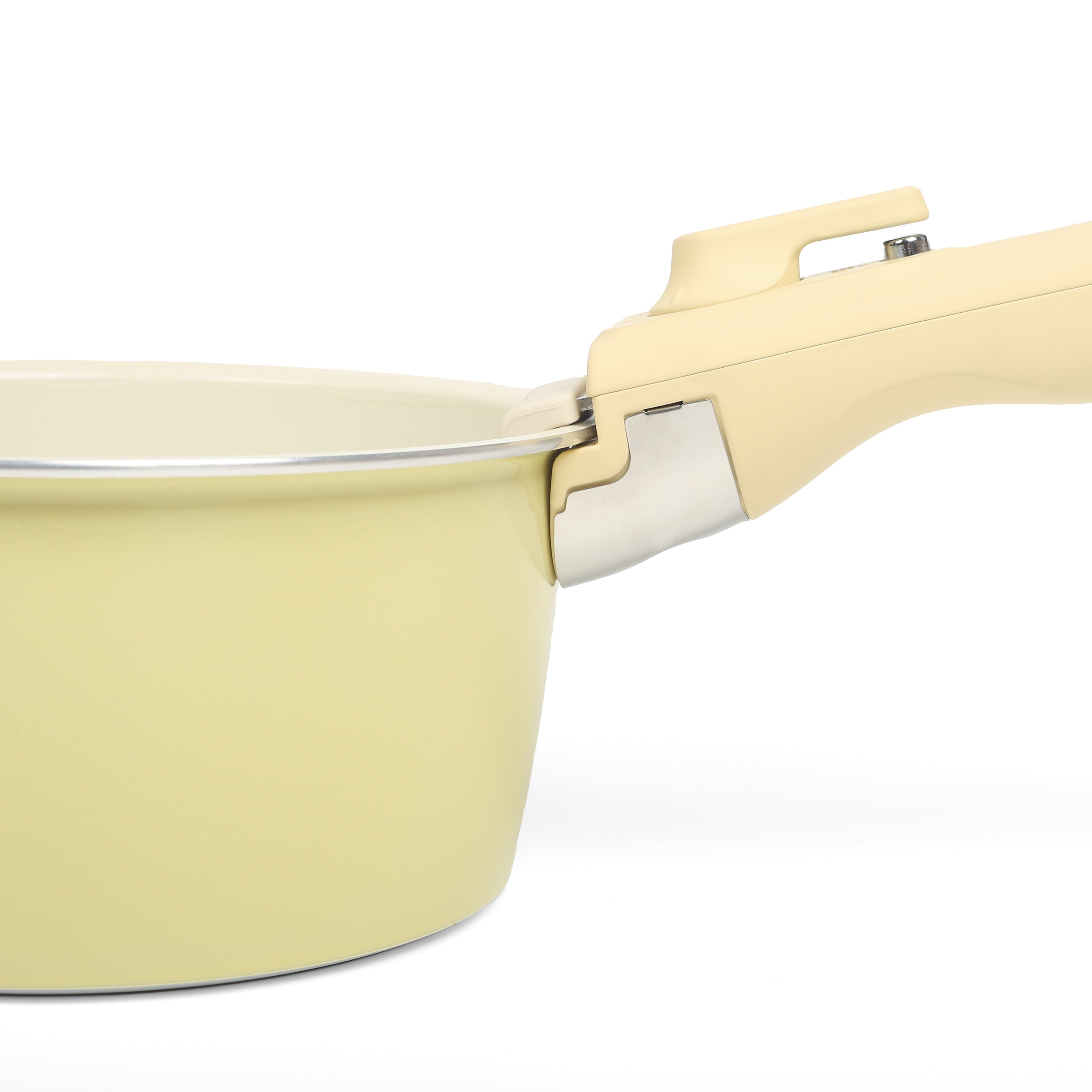 Detachable Handle Aluminium Pot Set, 6-Piece Lightweight Cooking Pans